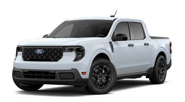 2026 Ford Maverick XLT in White — front three-quarter view
