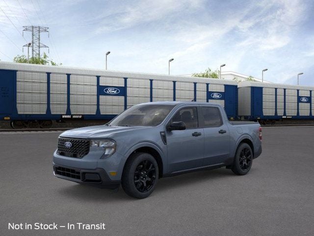 2026 Ford Maverick XLT in Azure Gray Metallic — front three-quarter view