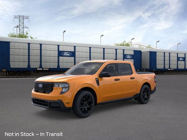 2026 Ford Maverick XLT in Orange — front three-quarter view