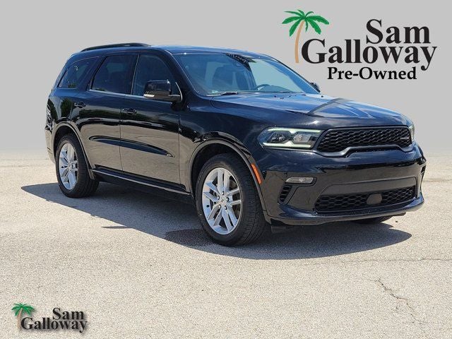 2023 Dodge Durango GT Plus in Black Clearcoat — front three-quarter view