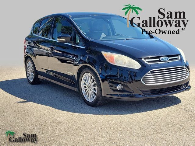 2016 Ford C-Max Hybrid SEL in Shadow Black — front three-quarter view
