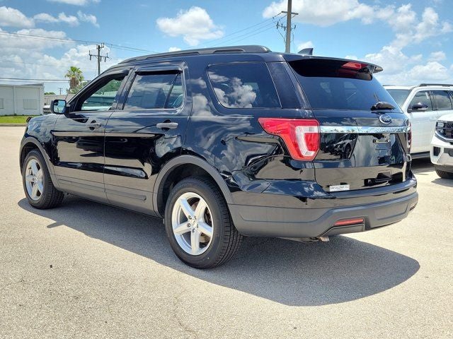 2018 Ford Explorer — rear three-quarter view
