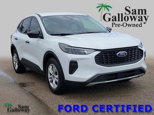 2023 Ford Escape Base in Oxford White — front three-quarter view