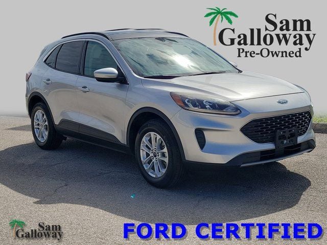 2020 Ford Escape SE in Ingot Silver — front three-quarter view