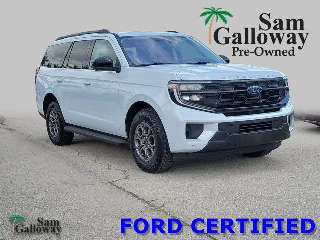 2025 Ford Expedition Active in Silver Metallic — front three-quarter view