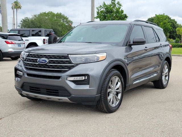 2023 Ford Explorer — rear three-quarter view