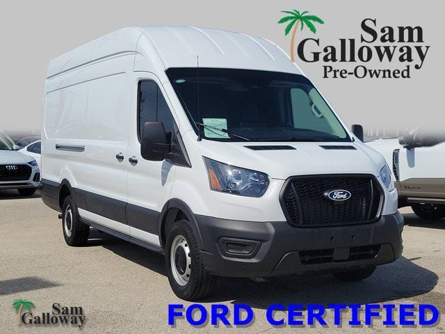 2026 Ford Transit-350 Base in Oxford White — front three-quarter view