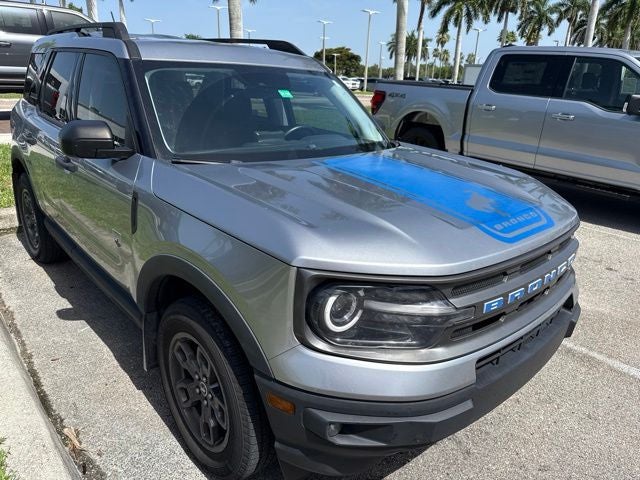2023 Ford Bronco Sport Big Bend in Silver Metallic — front three-quarter view