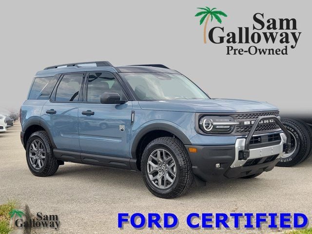 2025 Ford Bronco Sport Big Bend in Azure Gray Metallic — front three-quarter view