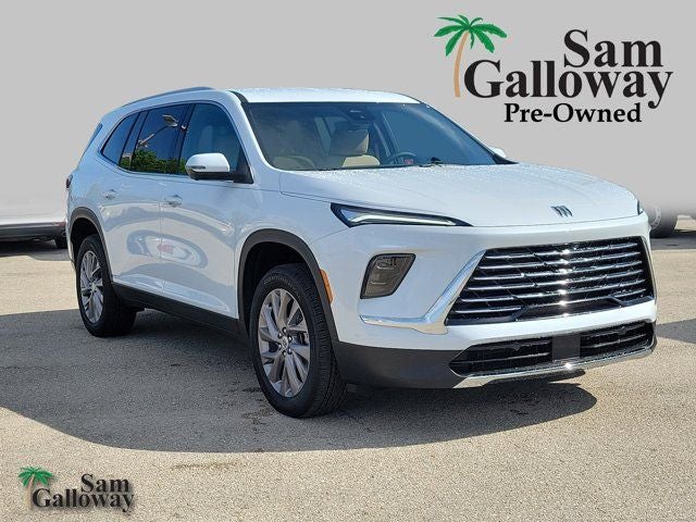 2026 Buick Enclave Preferred in White — front three-quarter view