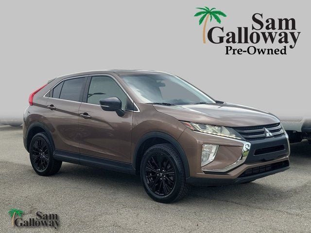 2018 Mitsubishi Eclipse Cross LE in Brown — front three-quarter view